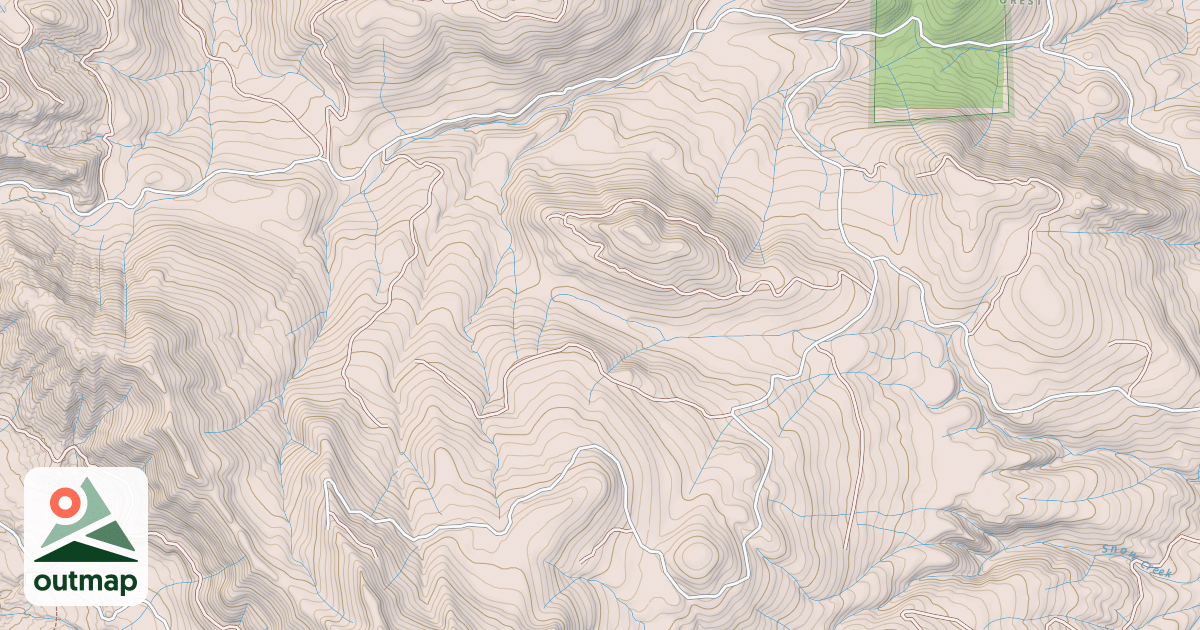 Map of USFS Motor Vehicle Use Map Roads {7EBF3229-578E-4893-9483-582211BCF19D}