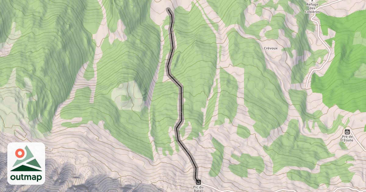 Map of Bousquatiers
