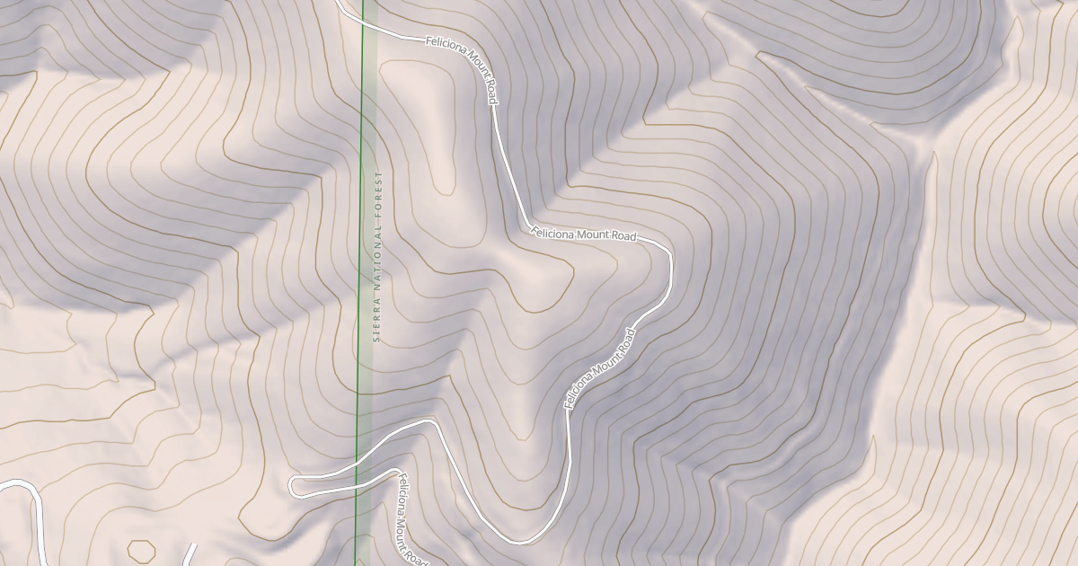 Map preview of FELICIANA MTN ROAD