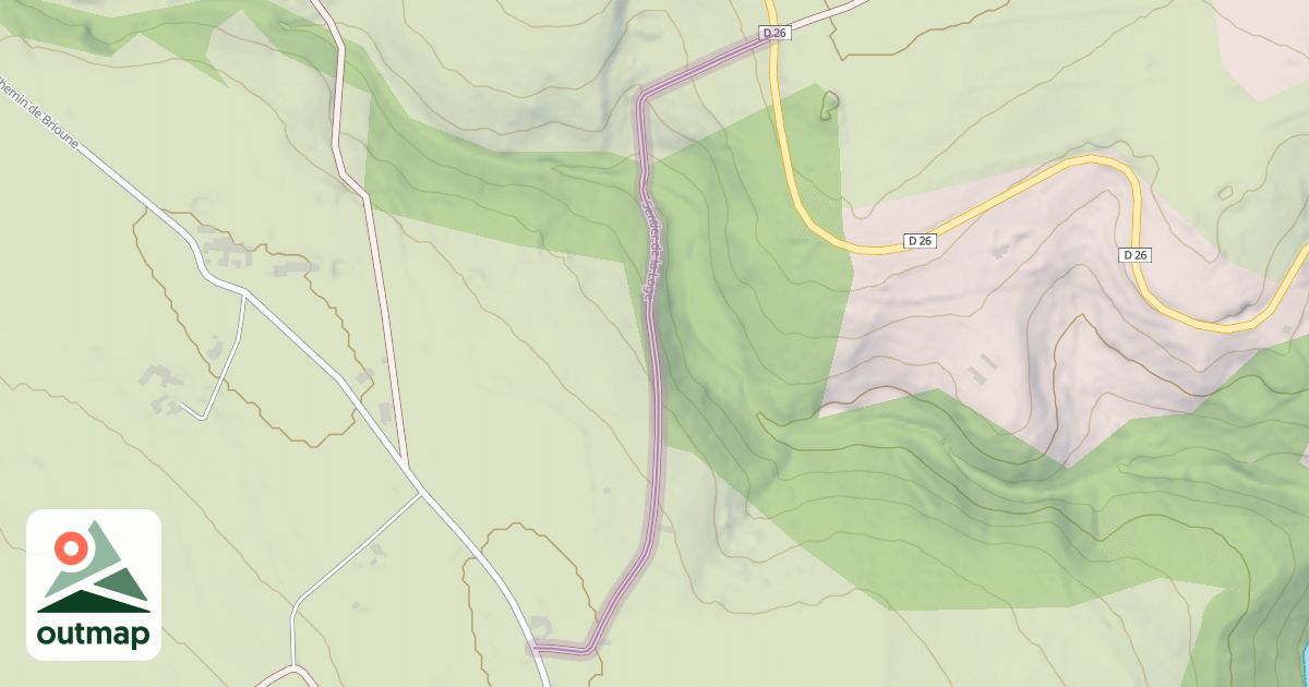Map of Sentier de la Loge