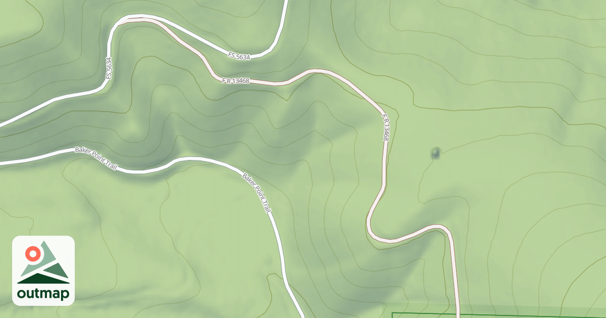 Map of (FDR) PIERCE CREEK