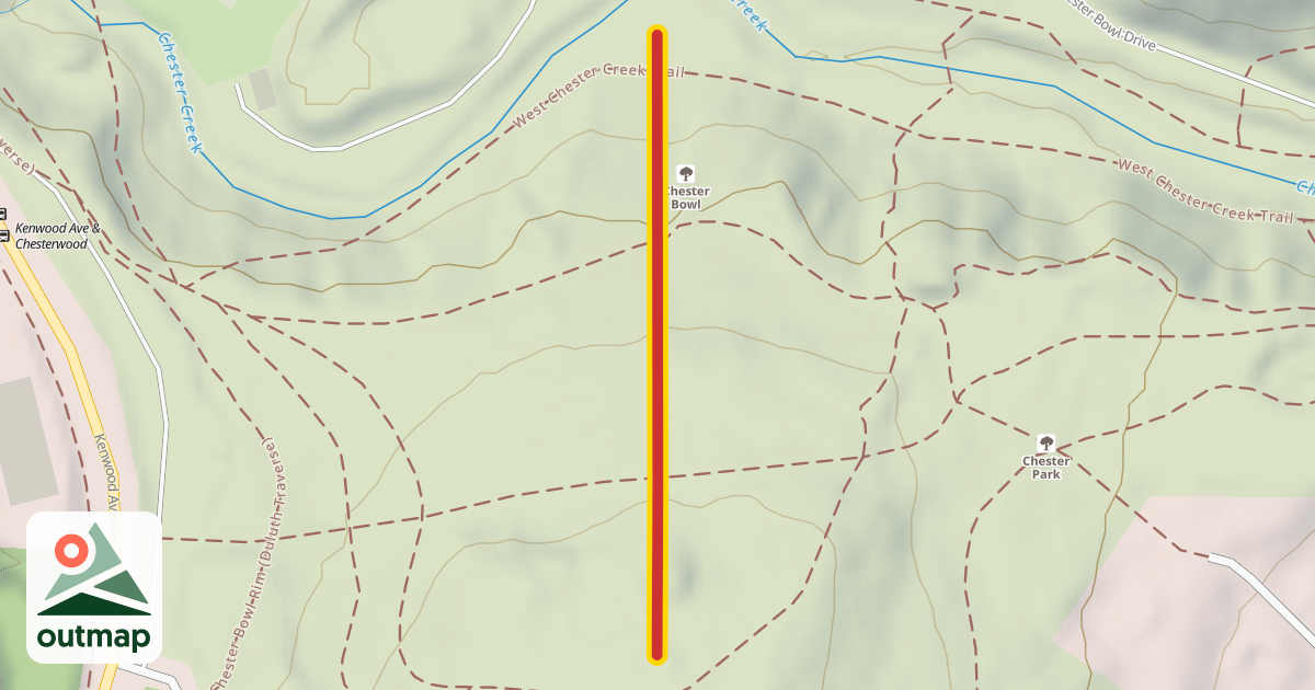 Map of Chester Double Chairlift