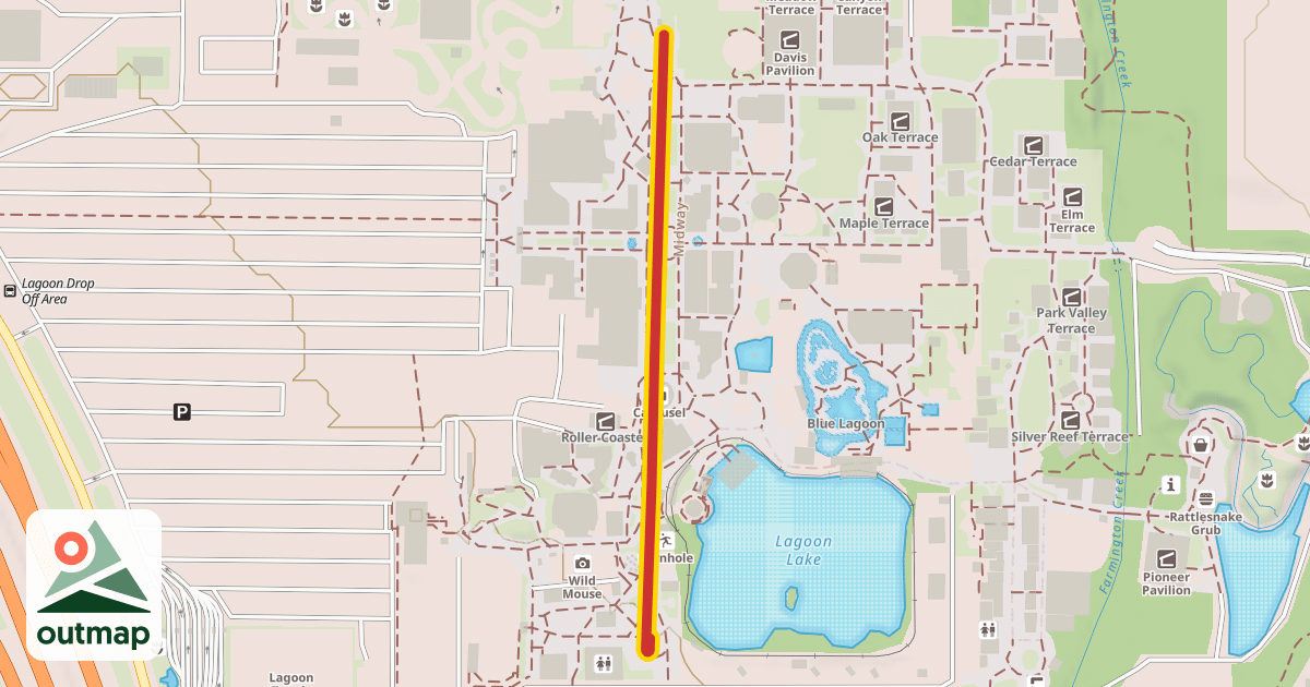 Map of Sky Ride