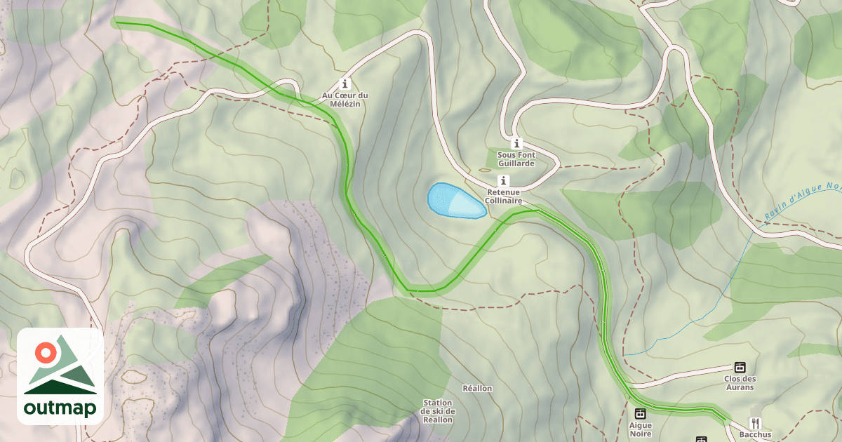 Map of Le Lac