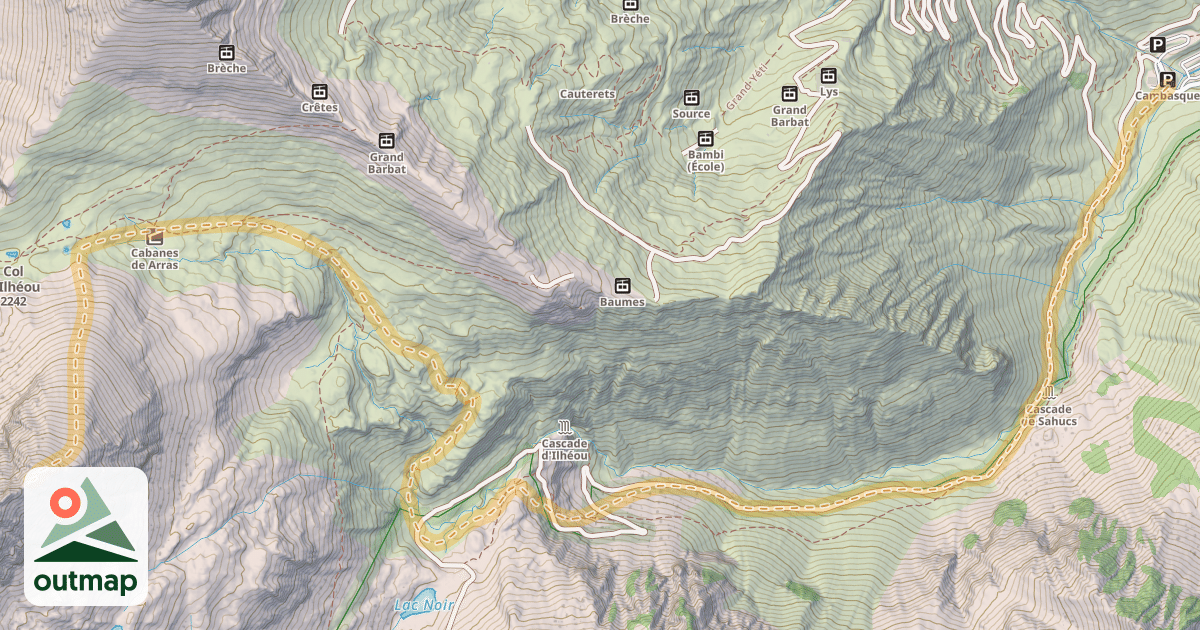 Map of Ségalas — Cambasque