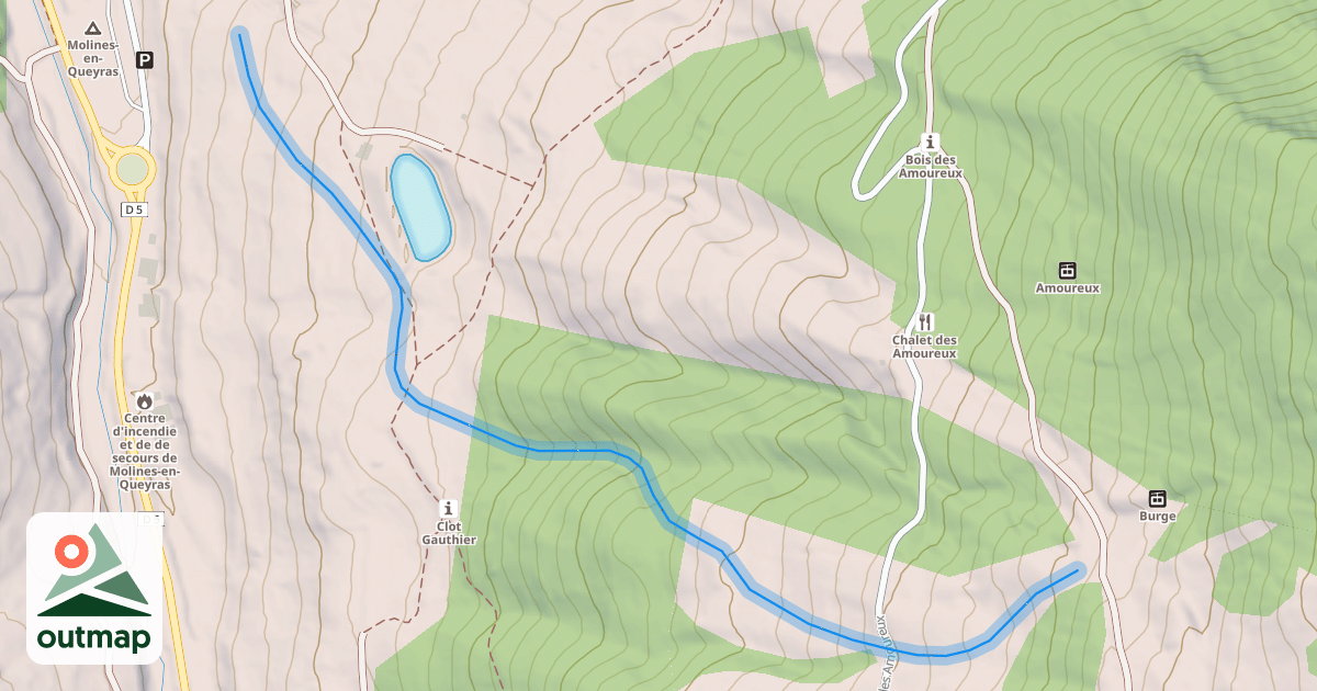Map of Le Chamois