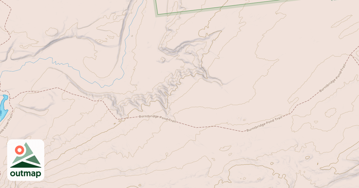 Map of Burntbridge Pond Trail
