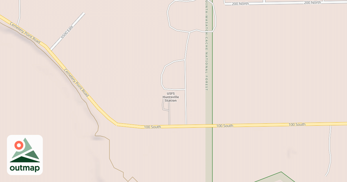 Map of HUNTSVILLE STATION