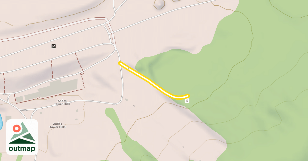 Map of Whispering Pines Trail (Trailhead)