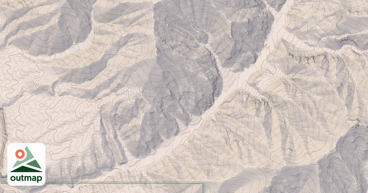 Map of DRY CANYON