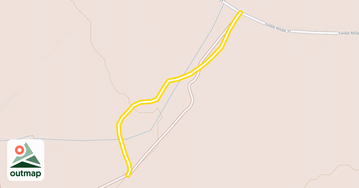 Map of Bear Springs Loop
