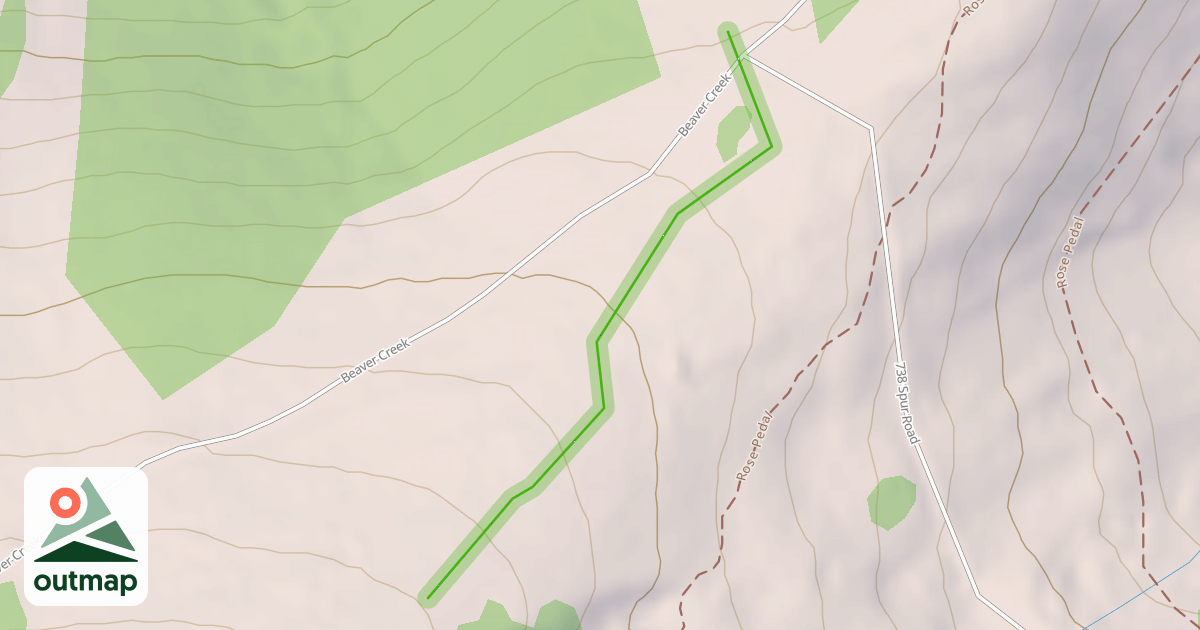 Map of Latigo-Upper