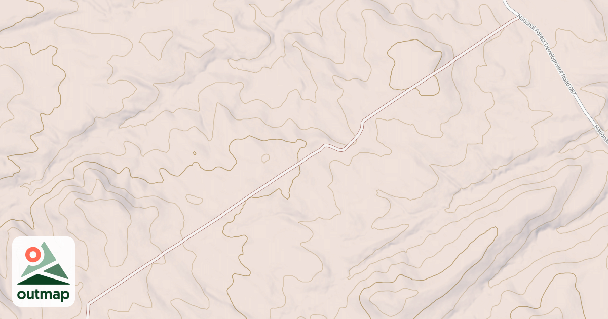 Map of MINERS DELIGHT CUTOFF