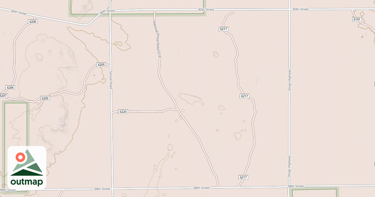 Map of 6218