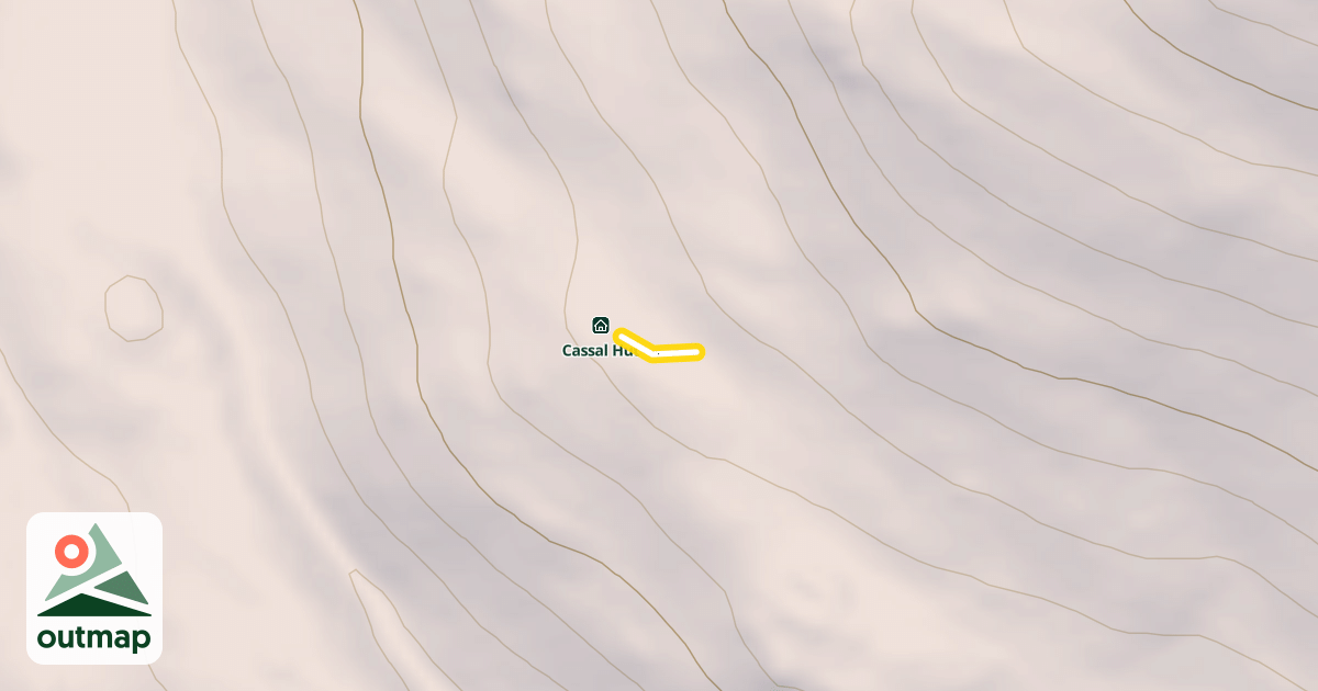 Map of Cassal Hut