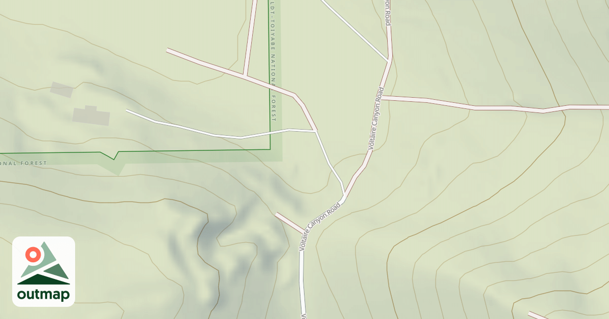 Map of MINE SHACK ROAD