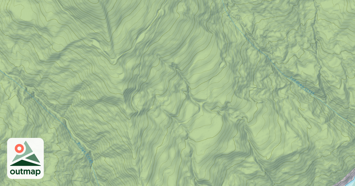 Map of BRIDGE CREEK
