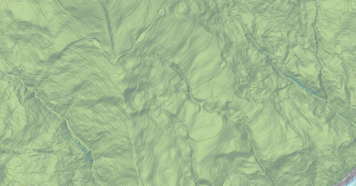 Map preview of BRIDGE CREEK