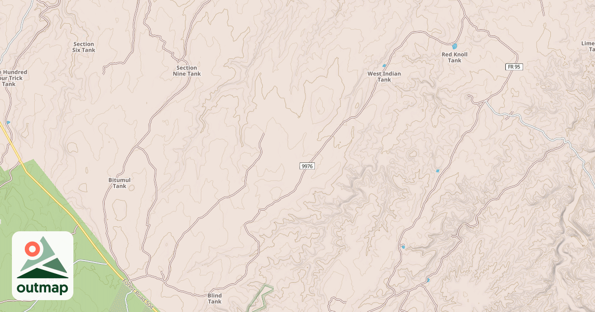 Map of USFS National Forest System Roads {374ED6F7-137E-4E84-BBC5-F57BF6B7375F}