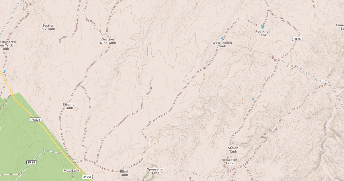 Map preview of USFS National Forest System Roads {374ED6F7-137E-4E84-BBC5-F57BF6B7375F}