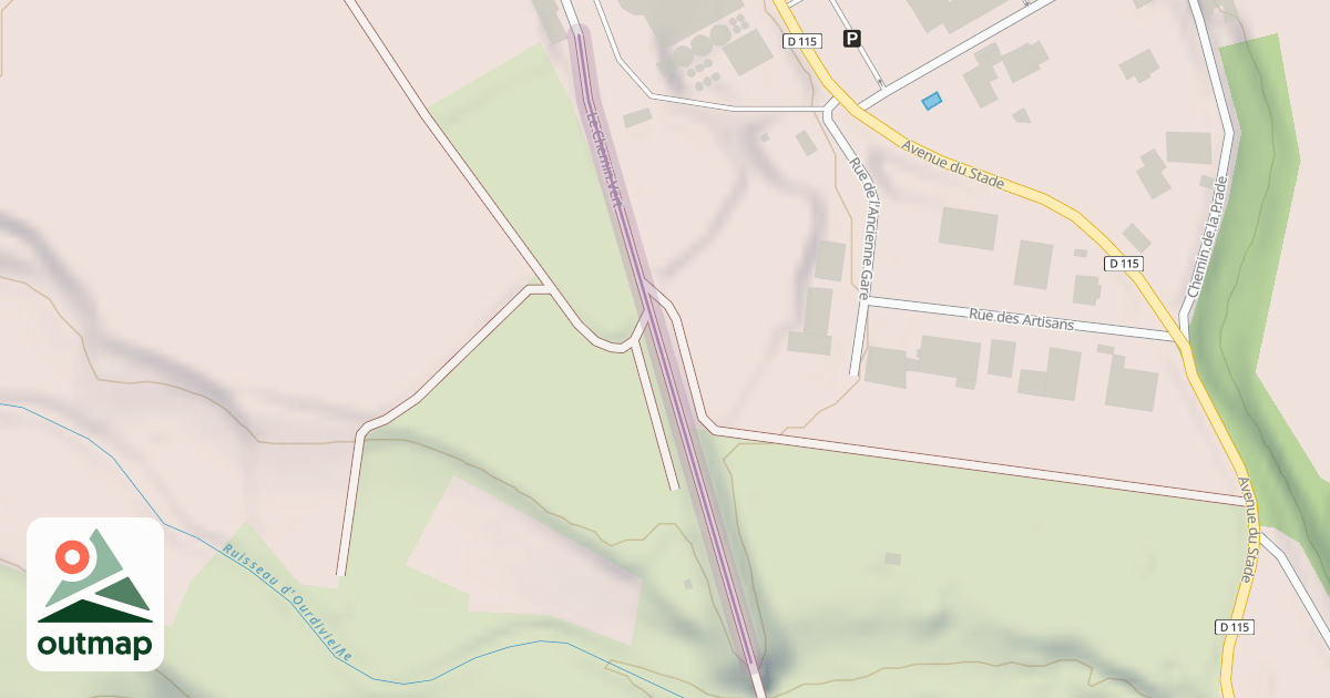 Map of Le Chemin Vert