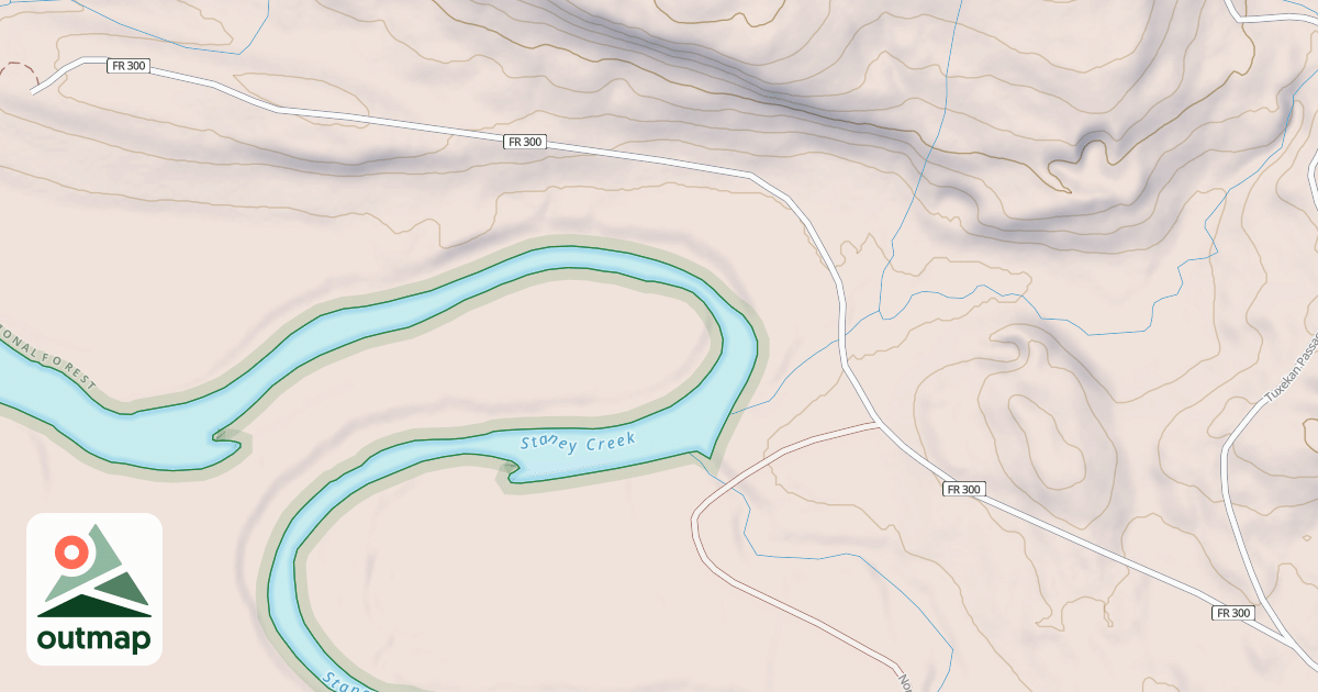 Map of STANEY CREEK CAMPGROUND
