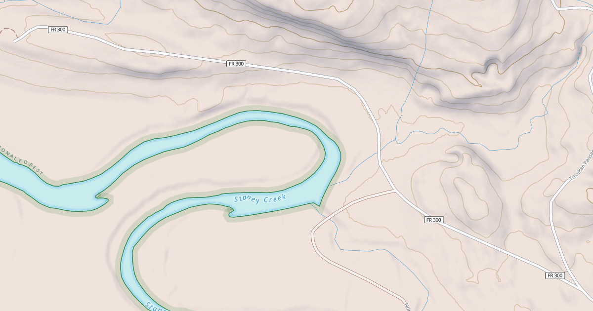 Map preview of STANEY CREEK CAMPGROUND