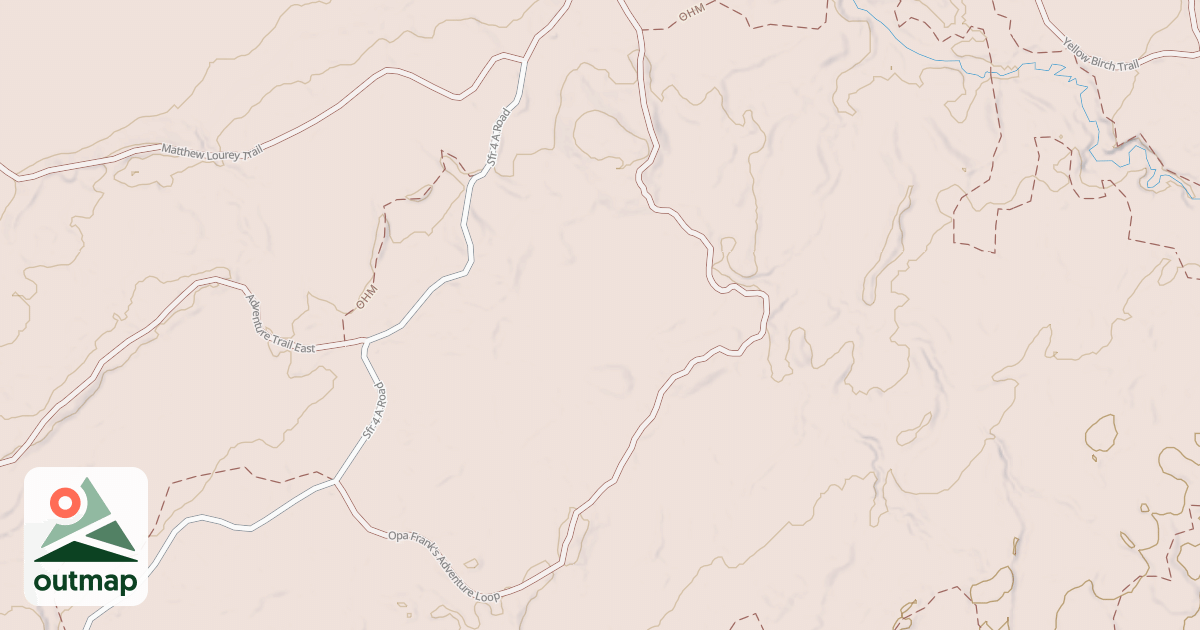Map of Straight Arrows Trail