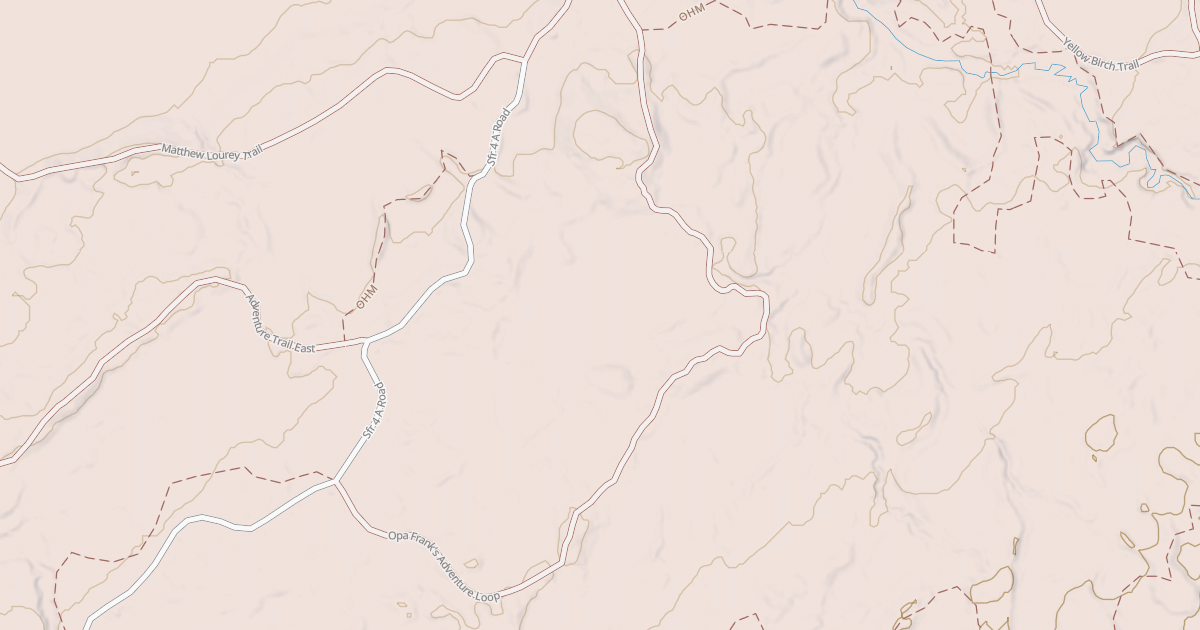 Map preview of Straight Arrows Trail