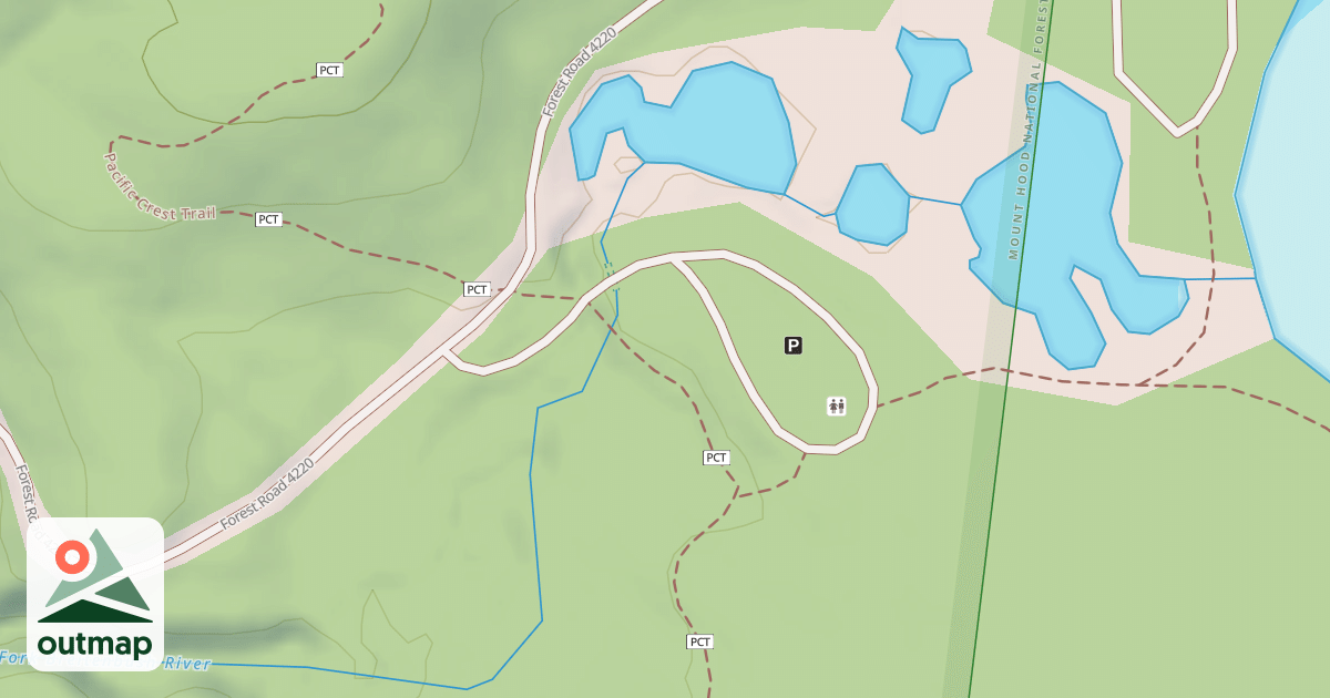 Map of BREITENBUSH CAMPGROUND