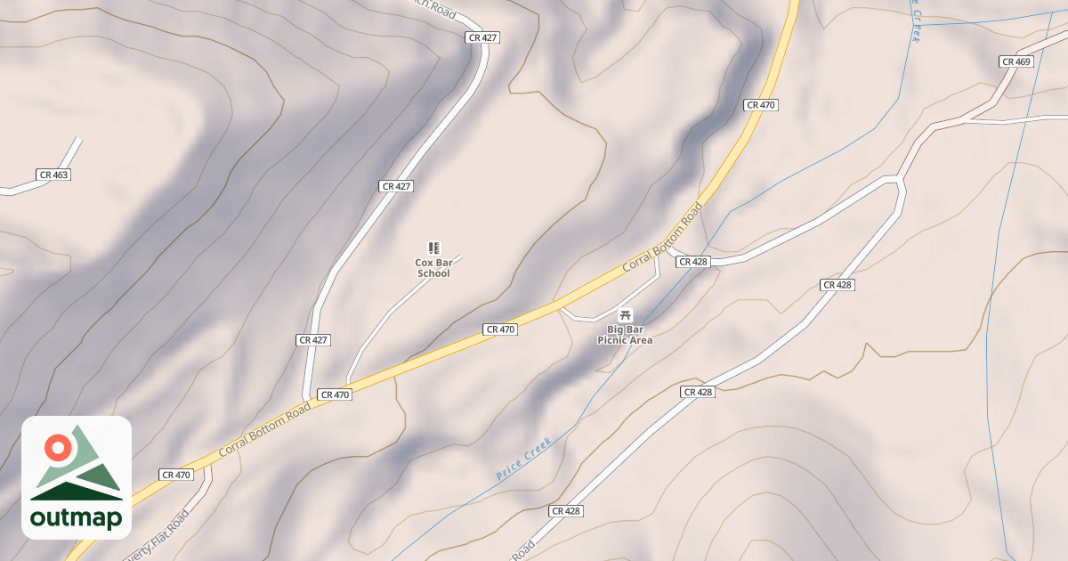 Map of BIG BAR CG