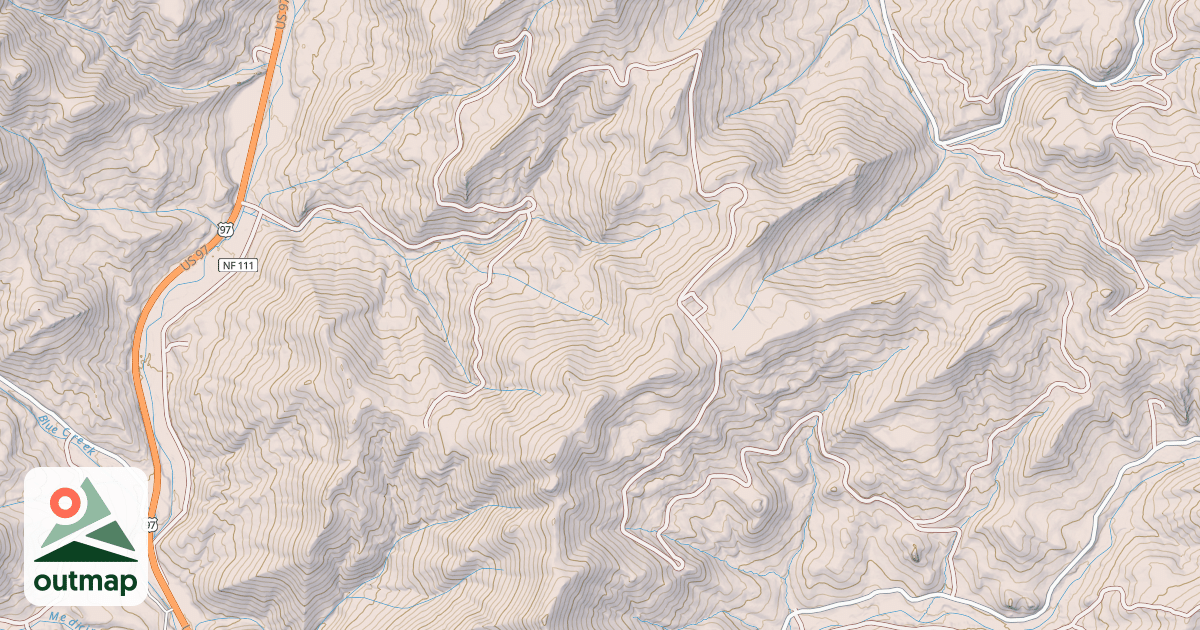 Map of DURST CREEK