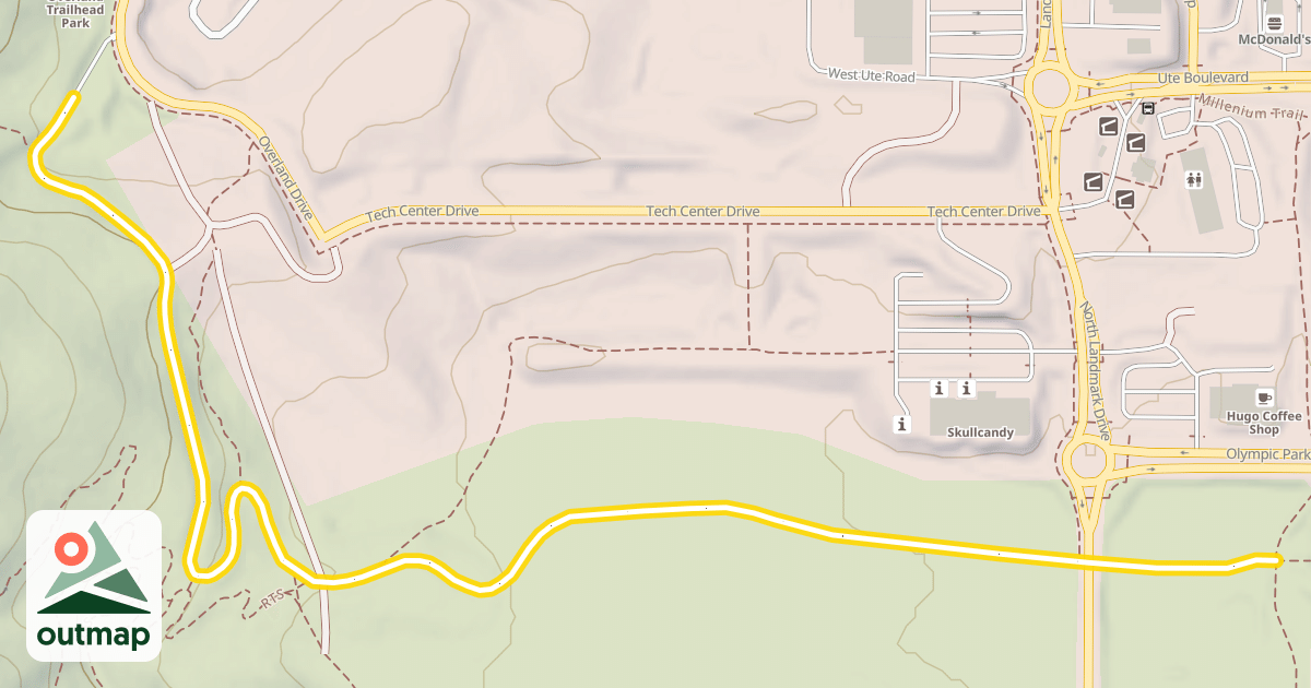 Map of Millenium Trail