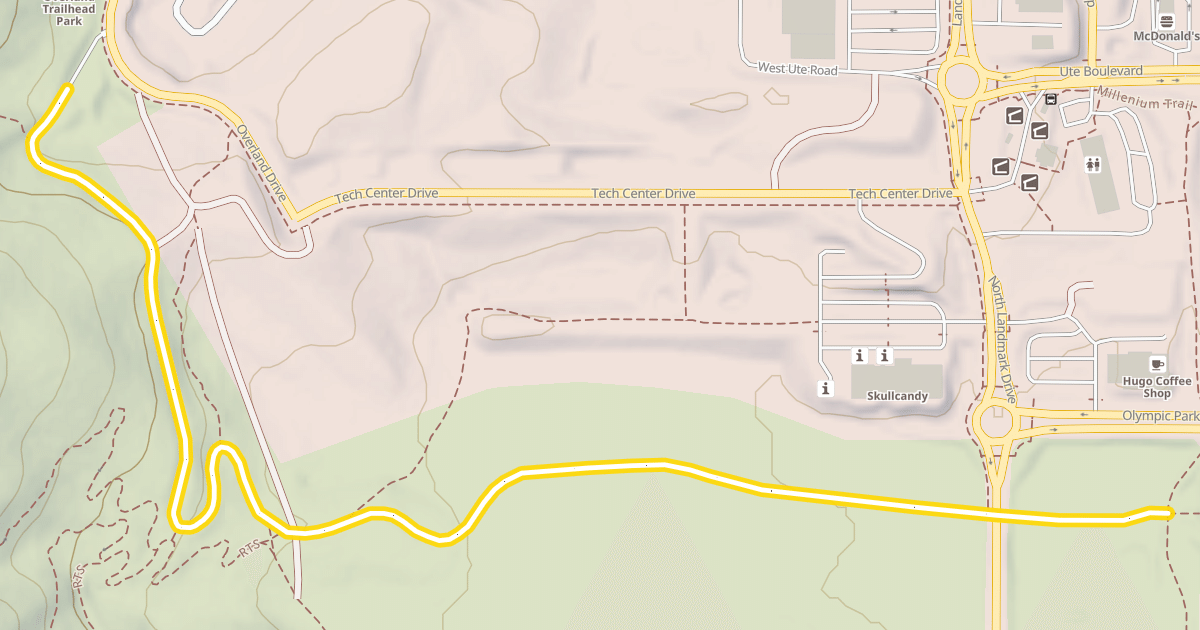 Map preview of Millenium Trail
