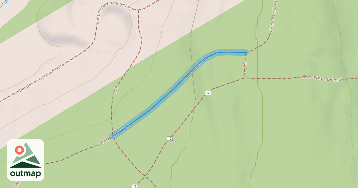 Map of 41 Le Marais Nord