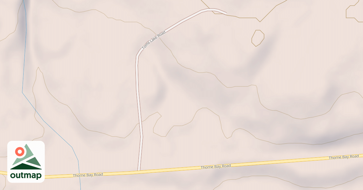 Map of TOMS LAKE