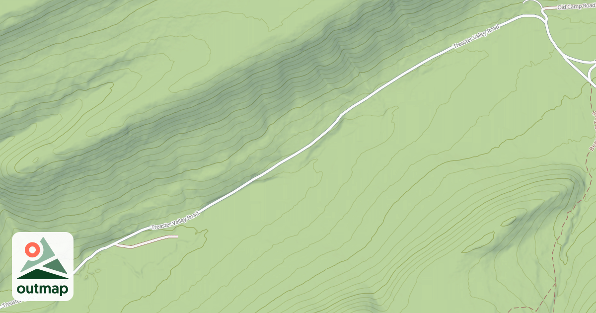 Map of Bald Eagle State Forest Snowmobile Trails
