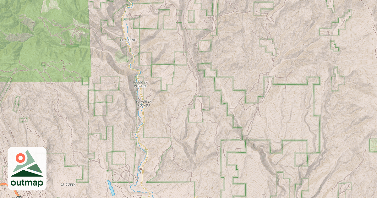 Map of LA MADERA