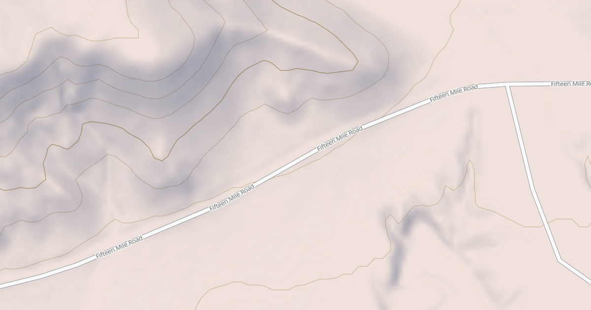 Map preview of FIFTEEN MILE