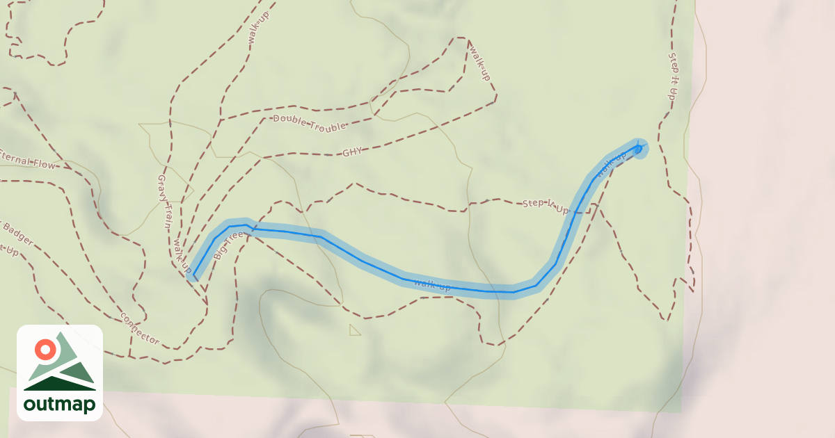 Map of Big Tree (Walk Up)