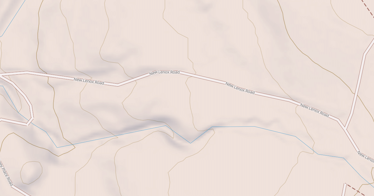 Map preview of New Lenox Road