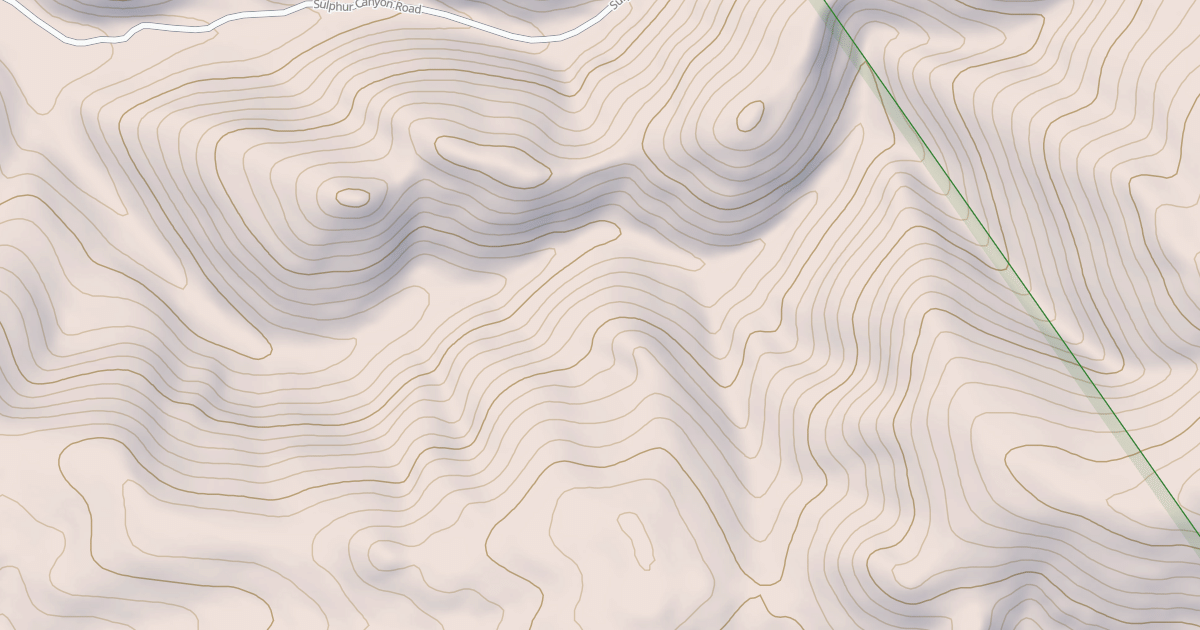 Map preview of SOUTH SULPHUR CANYON