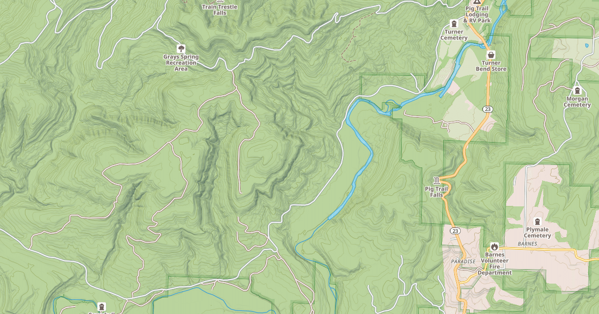Map preview of SHORES LAKE "JETHRO"