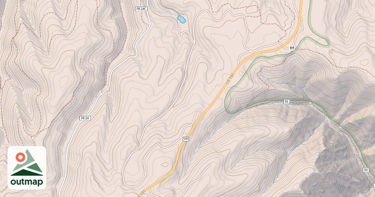 Map of AKER LAKE