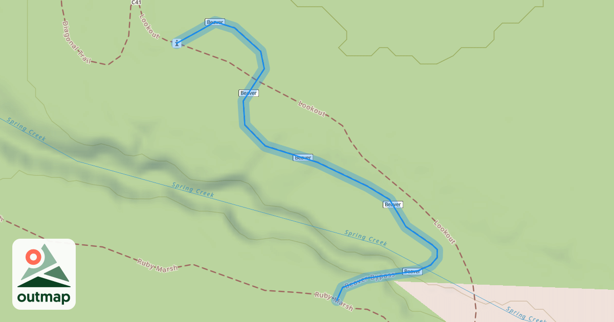 Map of Beaver Bypass