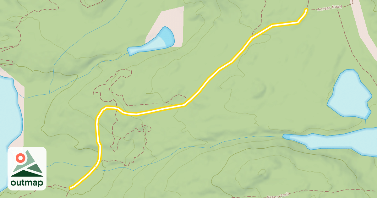 Map of Access Road