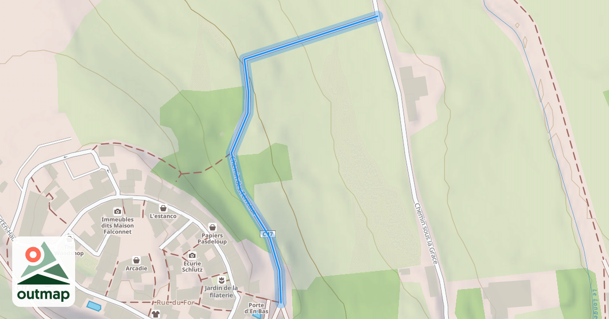 Map of Chemin des Terreaux