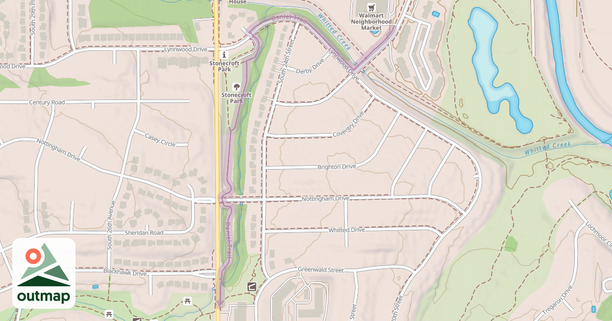 Map of Daniel Trail