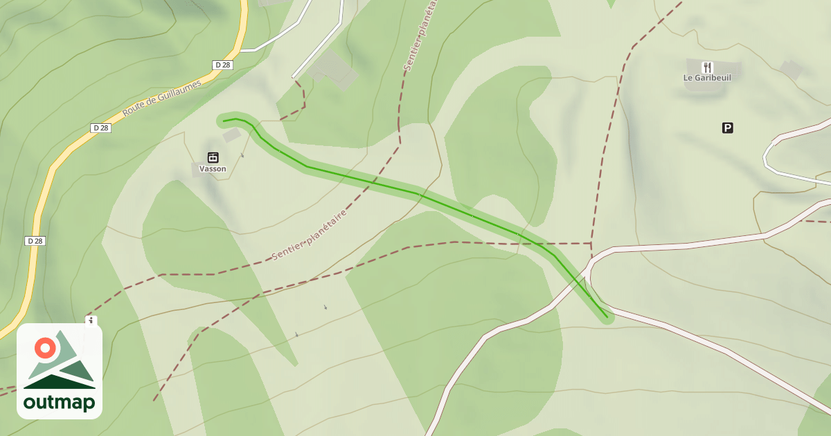 Map of Liaison Gentianes
