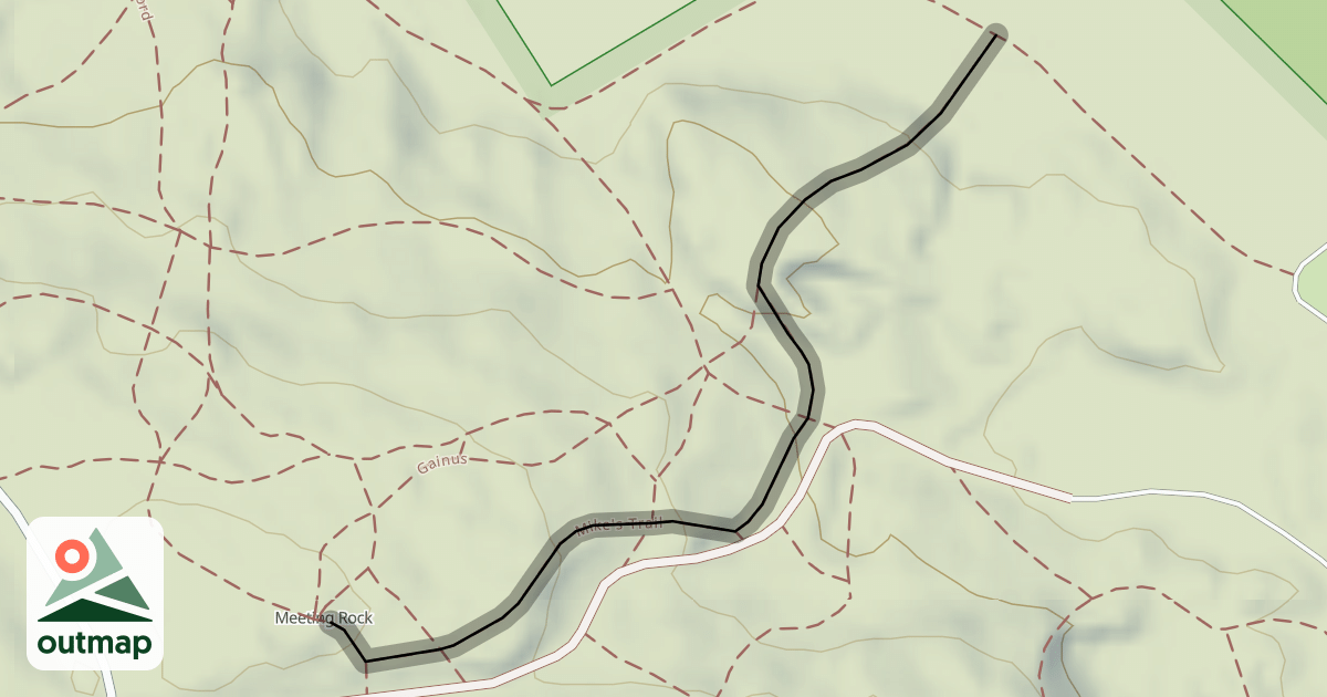 Map of Mike's Trail